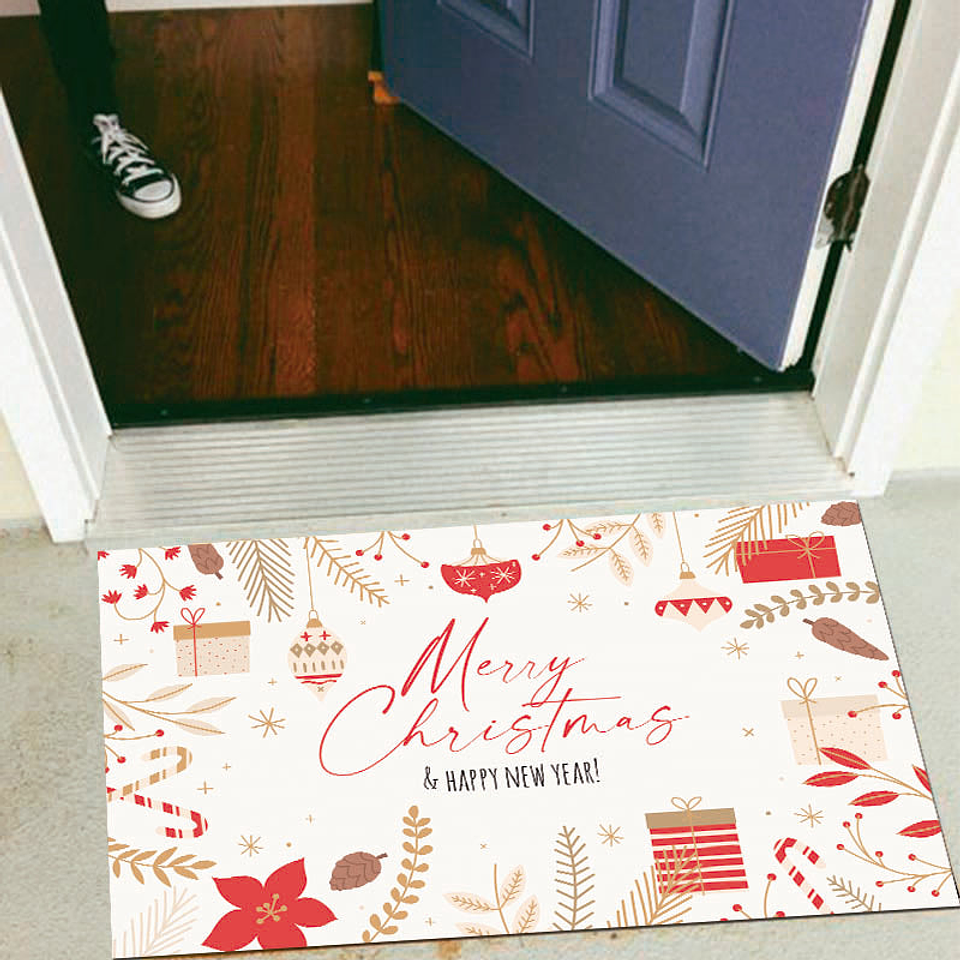 Alfombra Vinílica / Merry xmas red 1