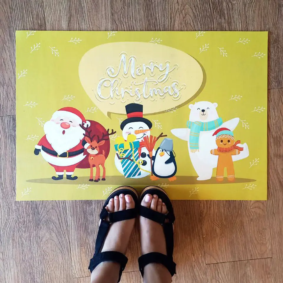 Alfombra Vinílica / Merry Christmas Friends 1