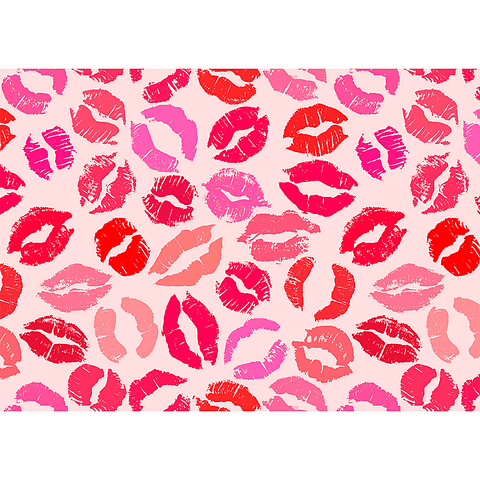 Alfombra Vinílica / Pink Kisses