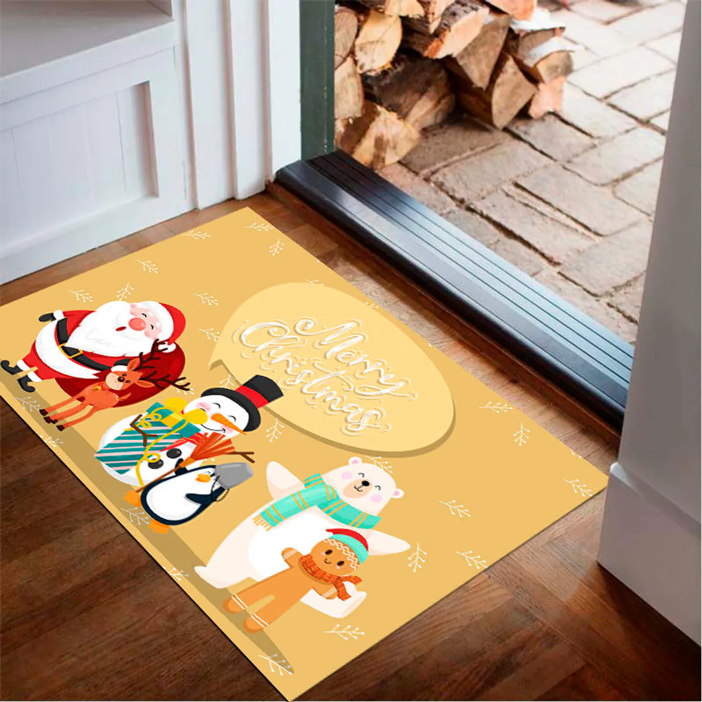 Alfombra Vinílica / Merry Christmas Friends 2