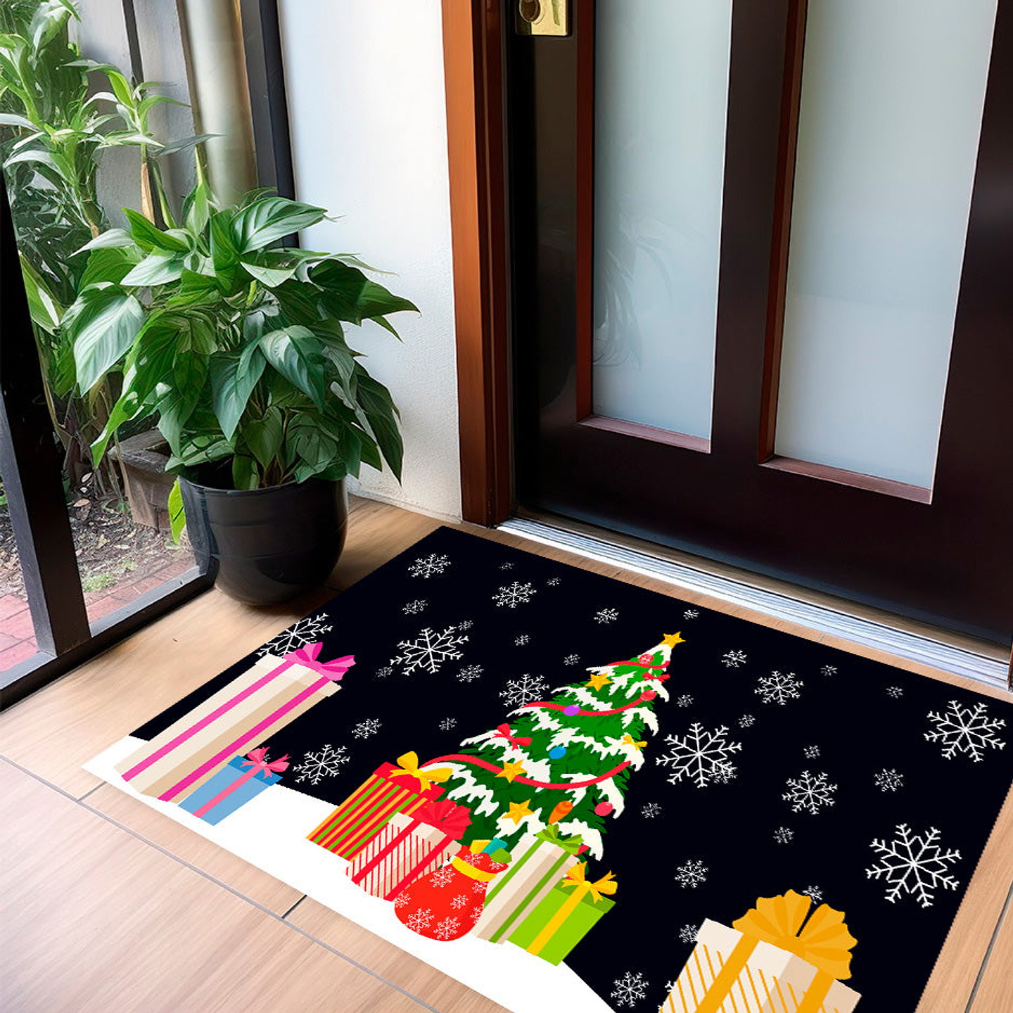 Alfombra Vinílica / Snow Christmas 1