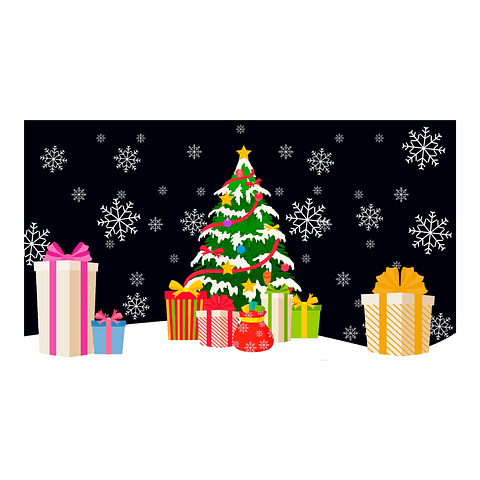 Alfombra Vinílica / Snow Christmas