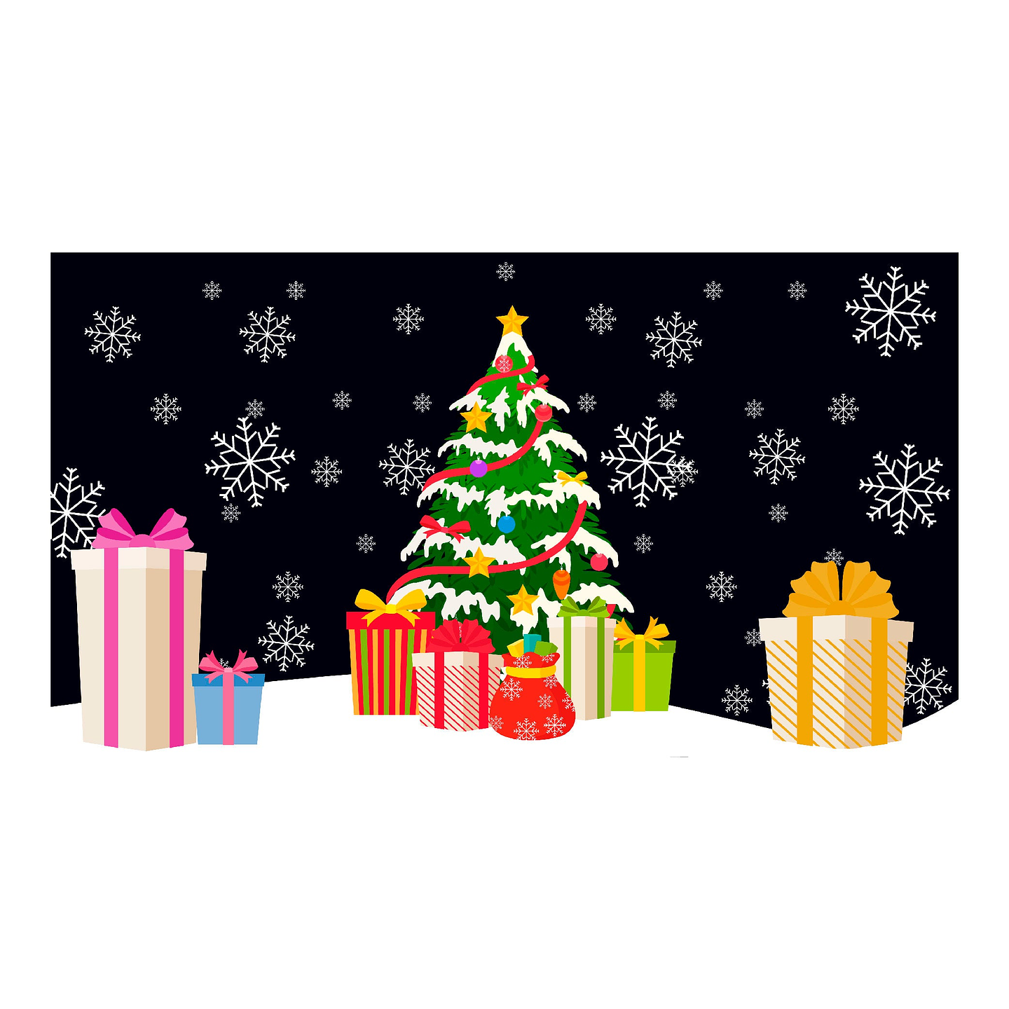 Alfombra Vinílica / Snow Christmas 2