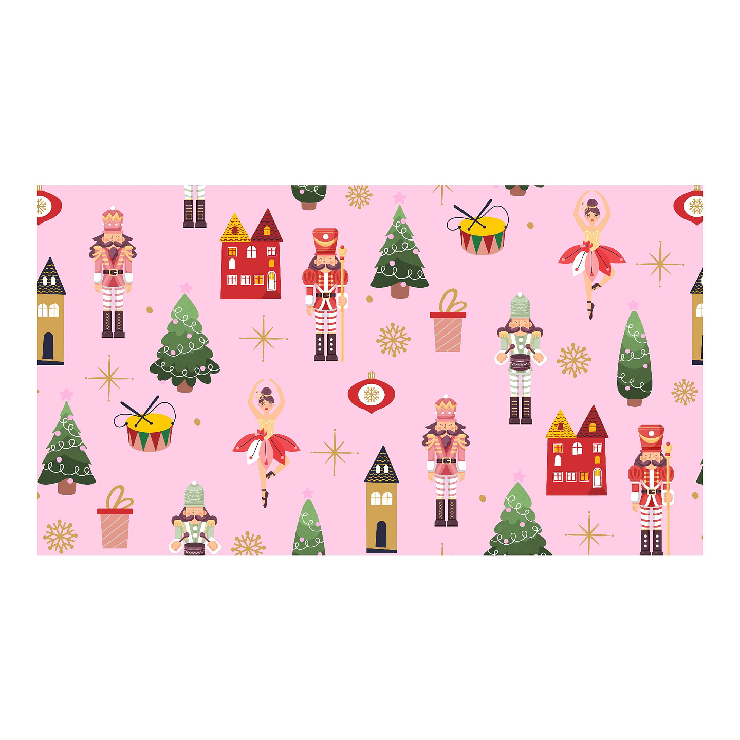 Alfombra Vinílica / Pink Christmas 2