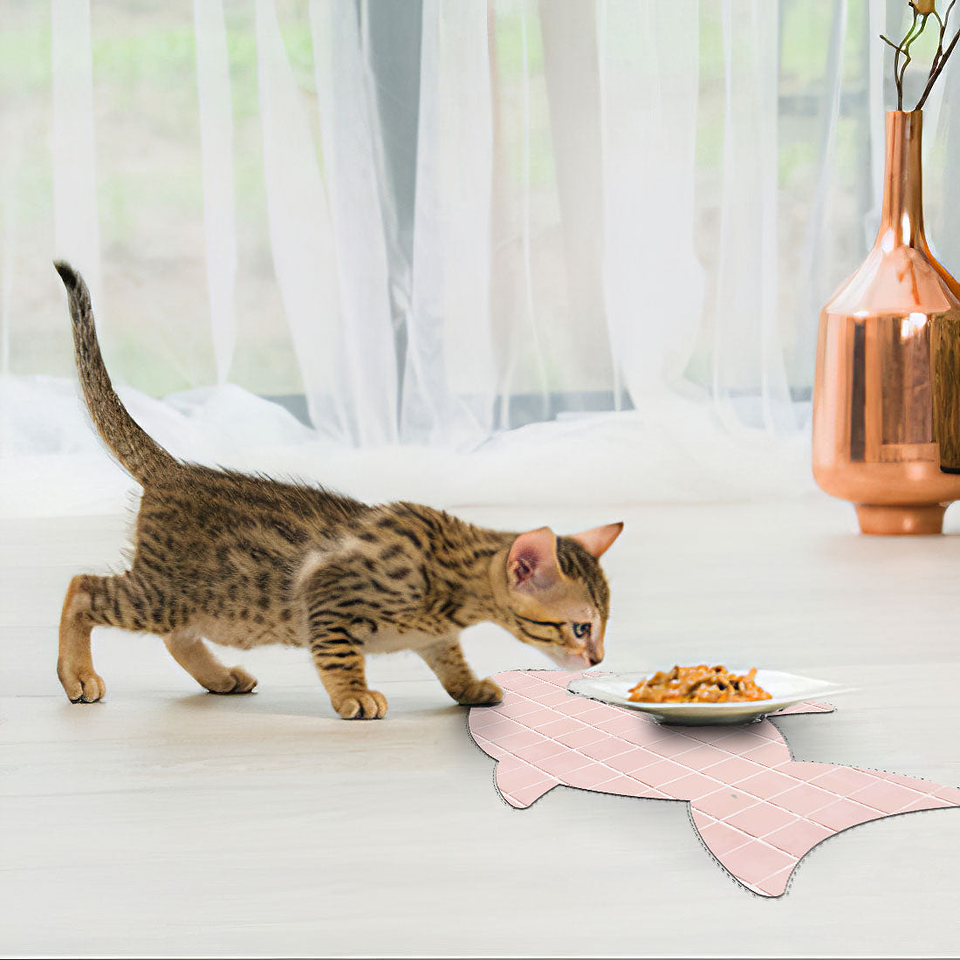 Alfombra Vinílica Pets / Pink Tiles 1