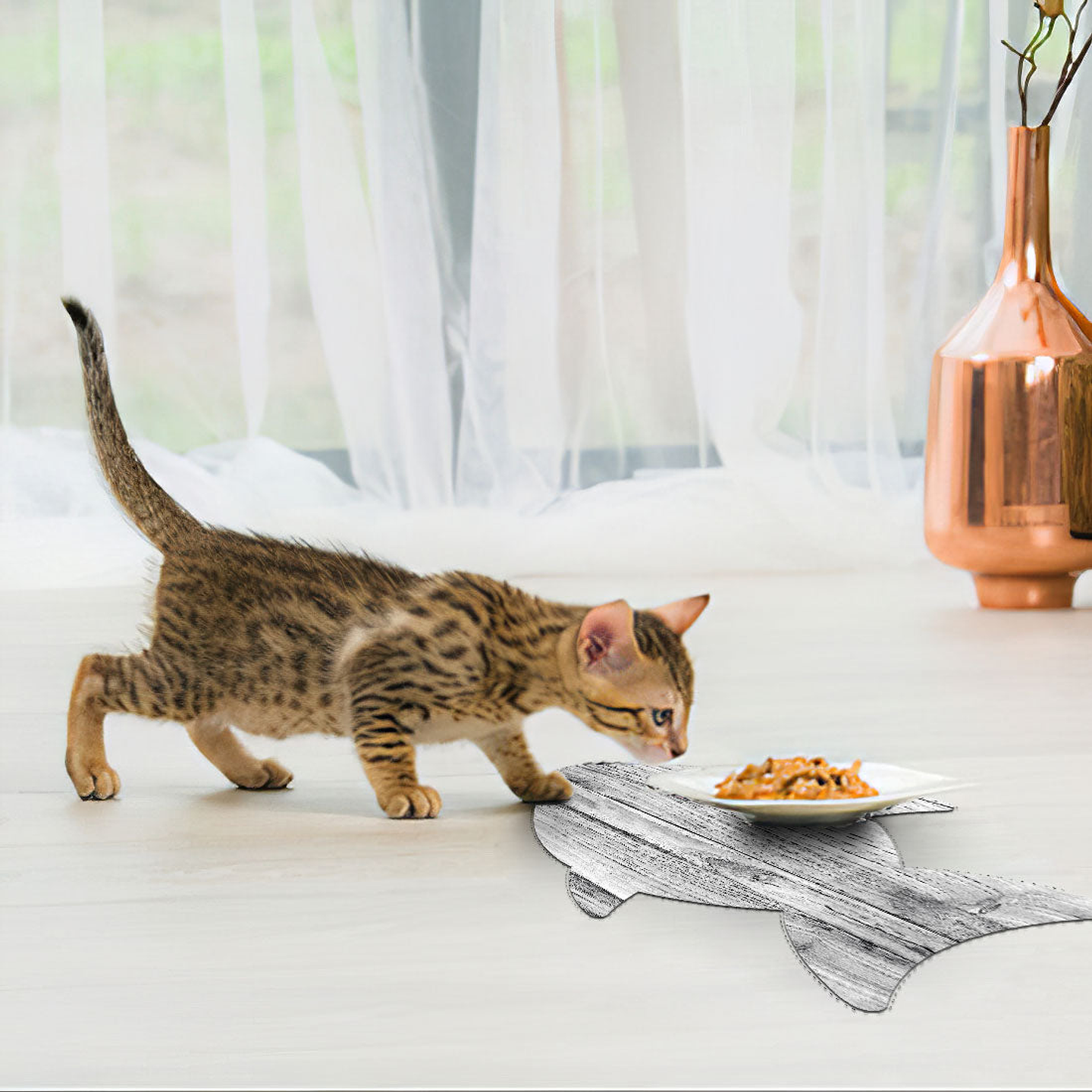 Alfombra Vinílica Pets / Wood 1