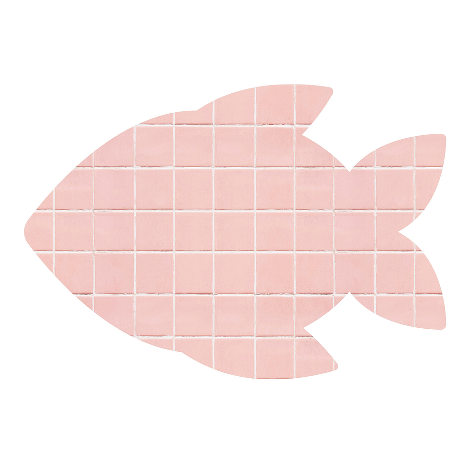 Alfombra Vinílica Pets / Pink Tiles 3