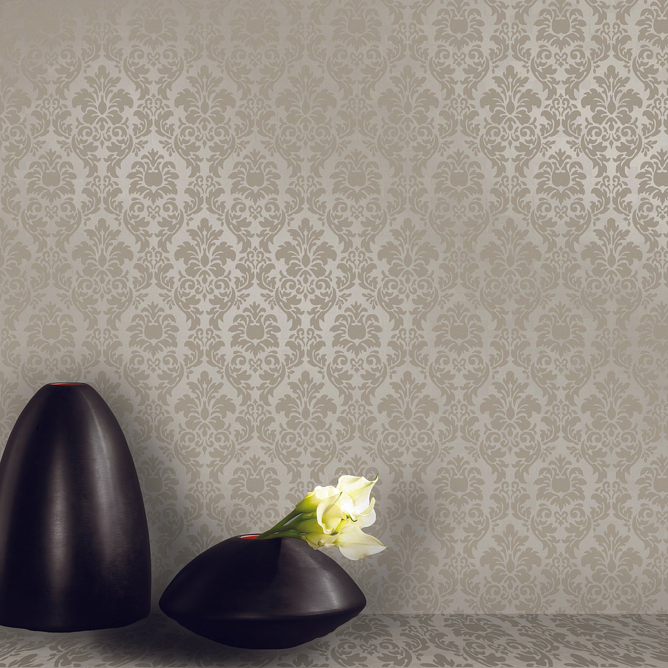 Papel Mural Medallón Arabesco Beige Amarie Especial 37-3 2