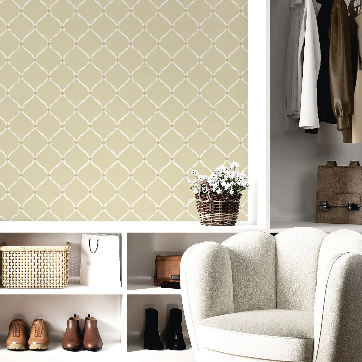 Papel Mural / 12358 (Fiori Country) 1