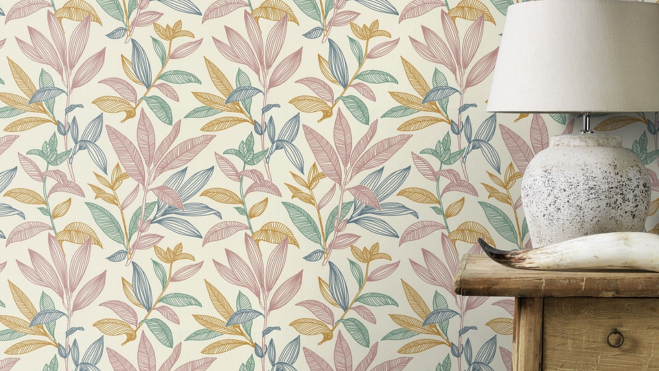 Papel Mural / 466423 (Tropical House) 2