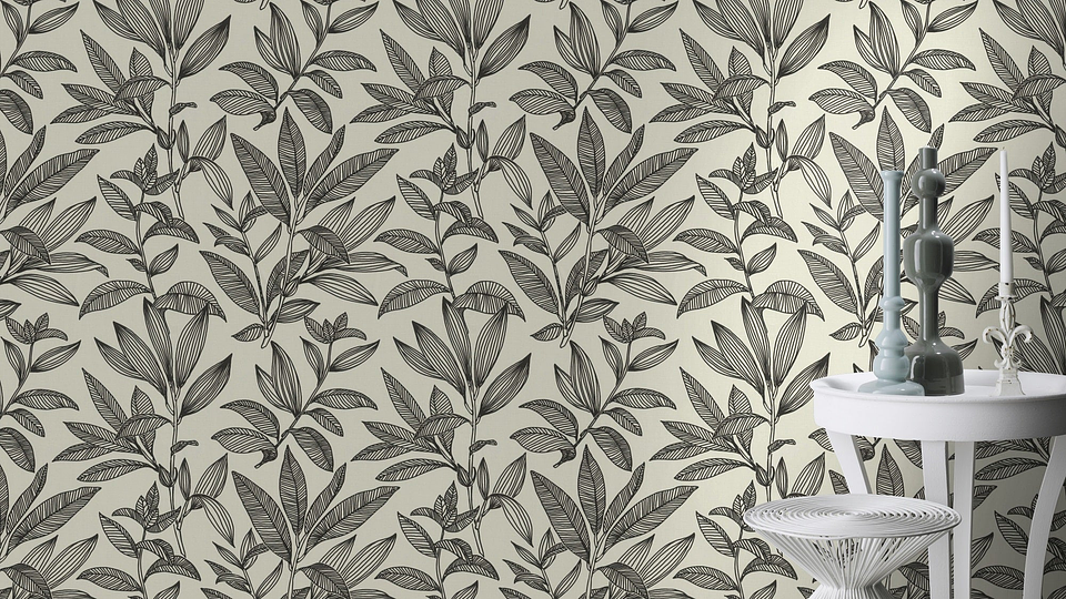 Papel Mural / 466409 (Tropical House) 4