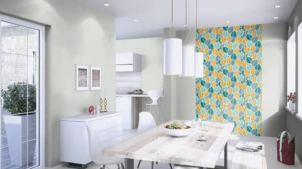 Papel Mural / 480139 (Tropical House) 4