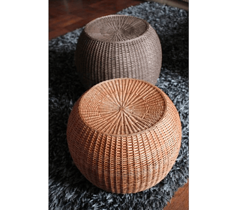 Pouf Mimbre Mushroom