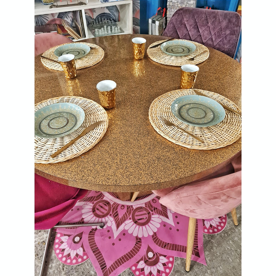 Set de 4 Individuales de Mimbre Natural 3