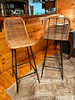 Taburete Mimbre Loft Respaldo alto - Miniatura 4