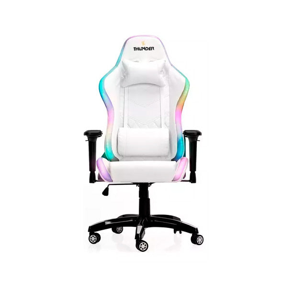 Silla Gamer Thunder Con Soporte Lumbar Y Cervical Rgb 2.0 Pro 1