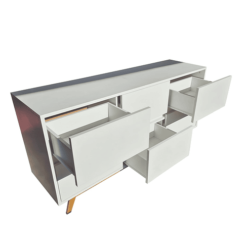 Rack Nórdica White 6 Cajones