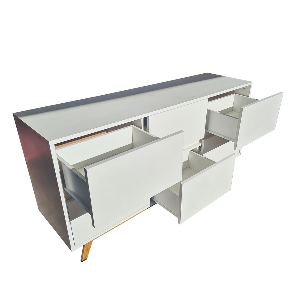 Rack Nórdica White 6 Cajones 2