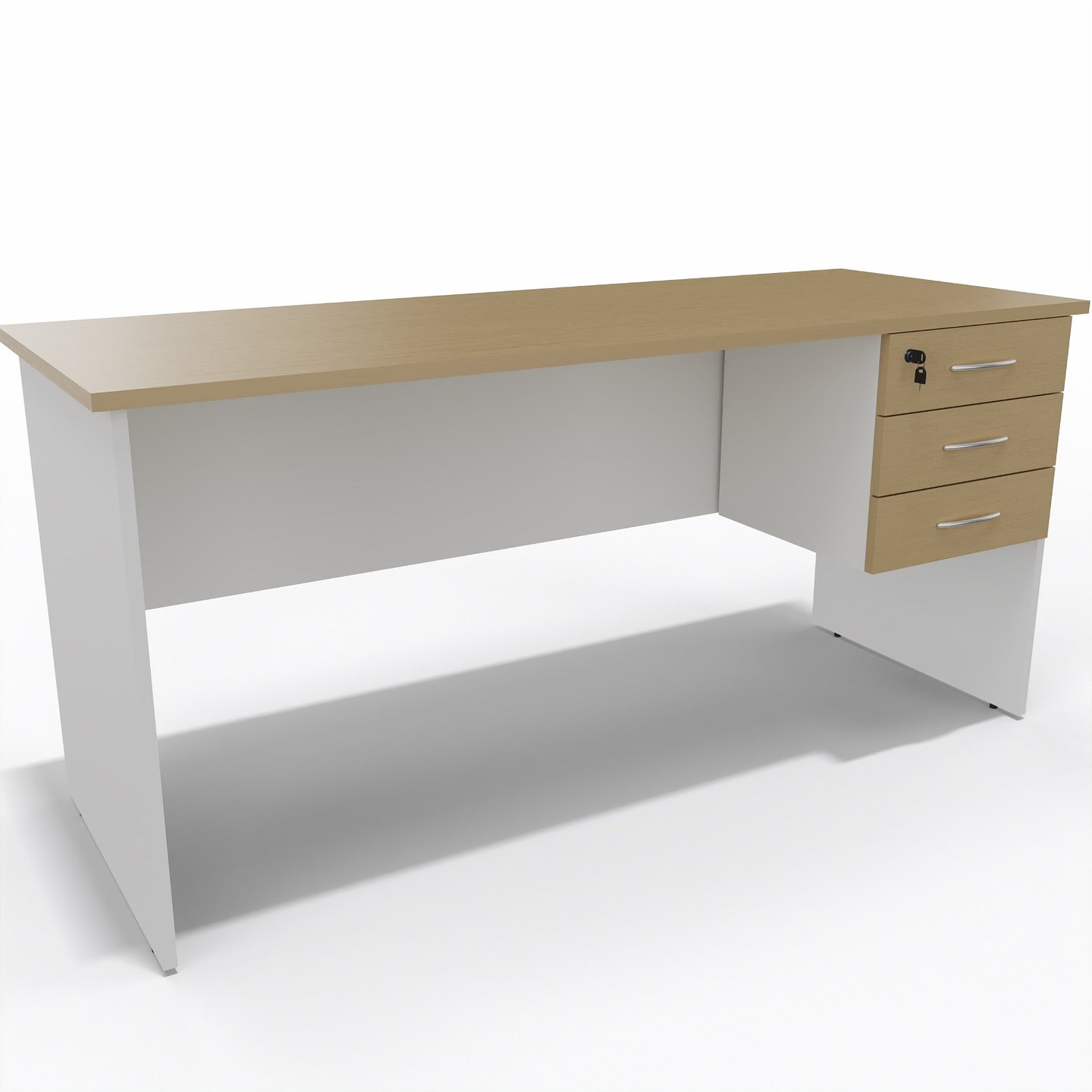 Escritorio Recto Cajonera Colgante 3 Cajones (Da) 7