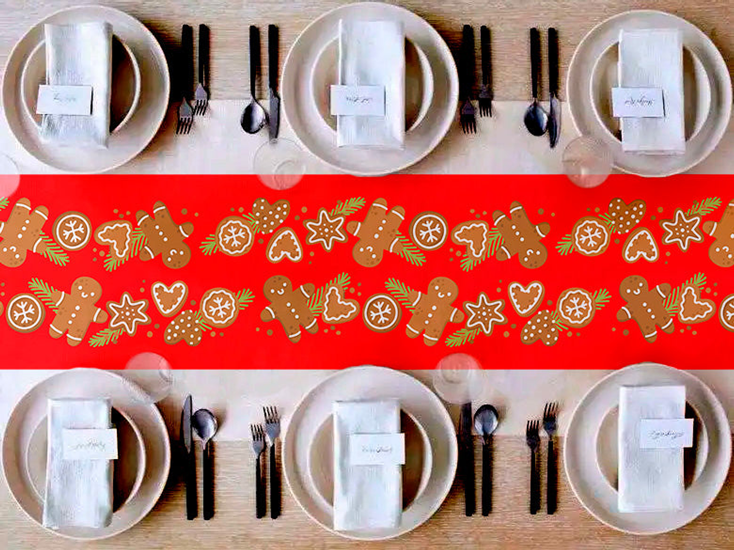 Camino de Mesa Vinílico / Cookies 3