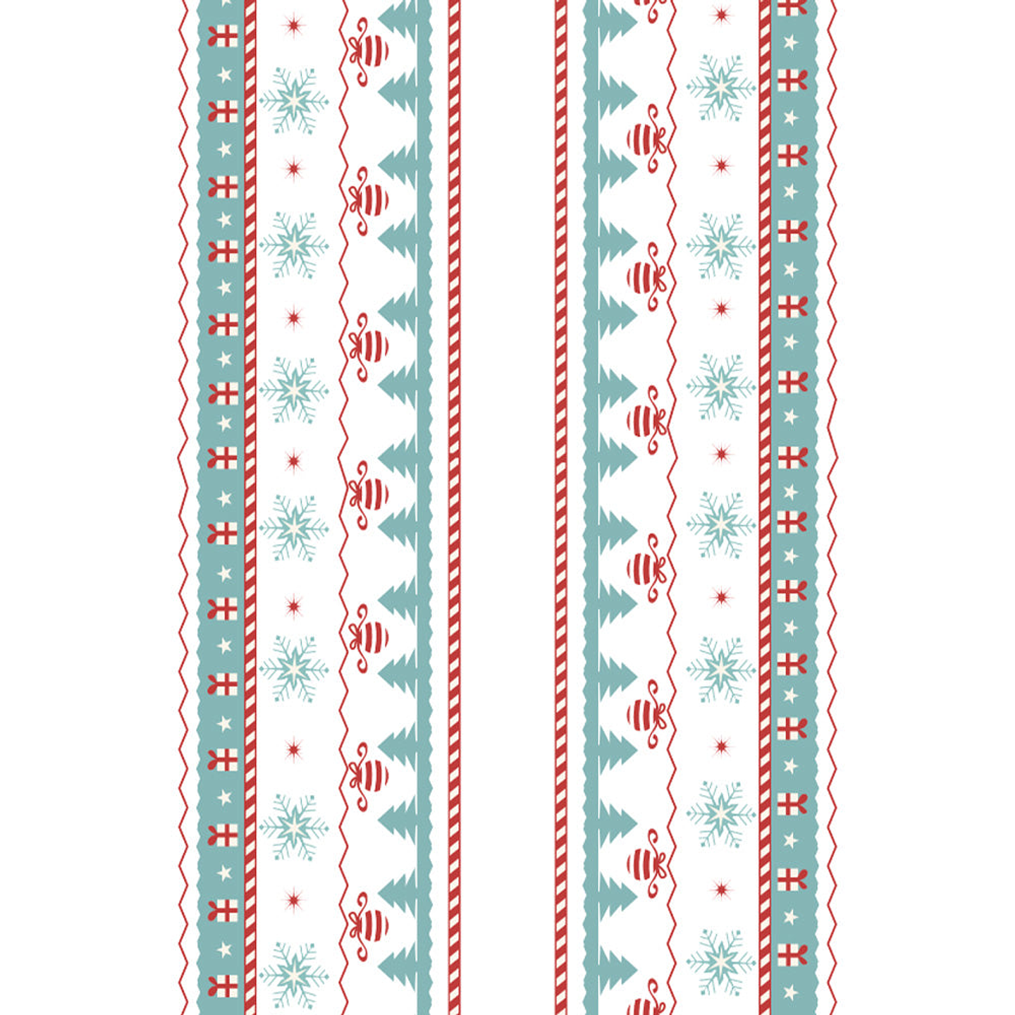 Camino de Mesa Vinílico / Tribal Xmas 2