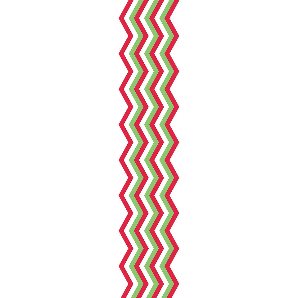 Camino de Mesa Vinílico / Chevron Xmas 2