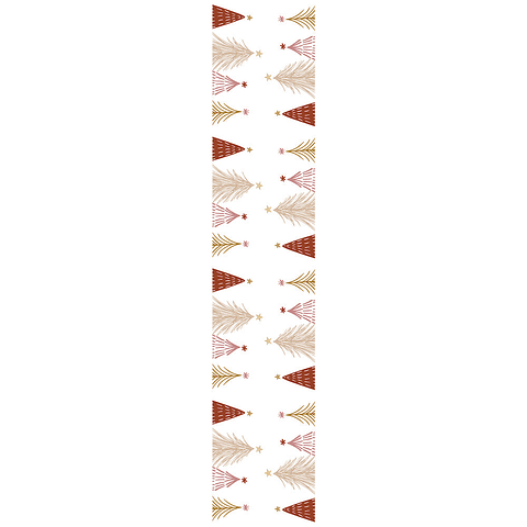 Camino de Mesa Vinílico / Xmas Trees