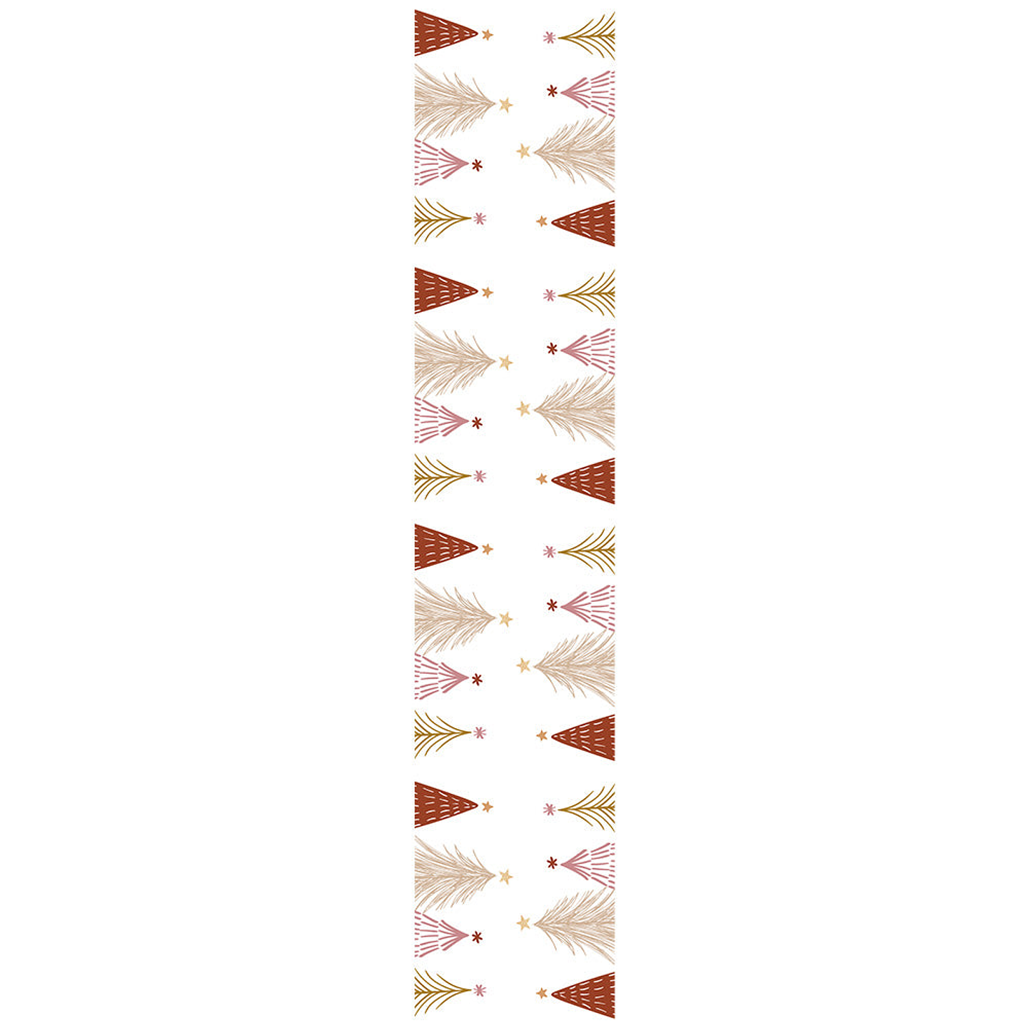 Camino de Mesa Vinílico / Xmas Trees 2