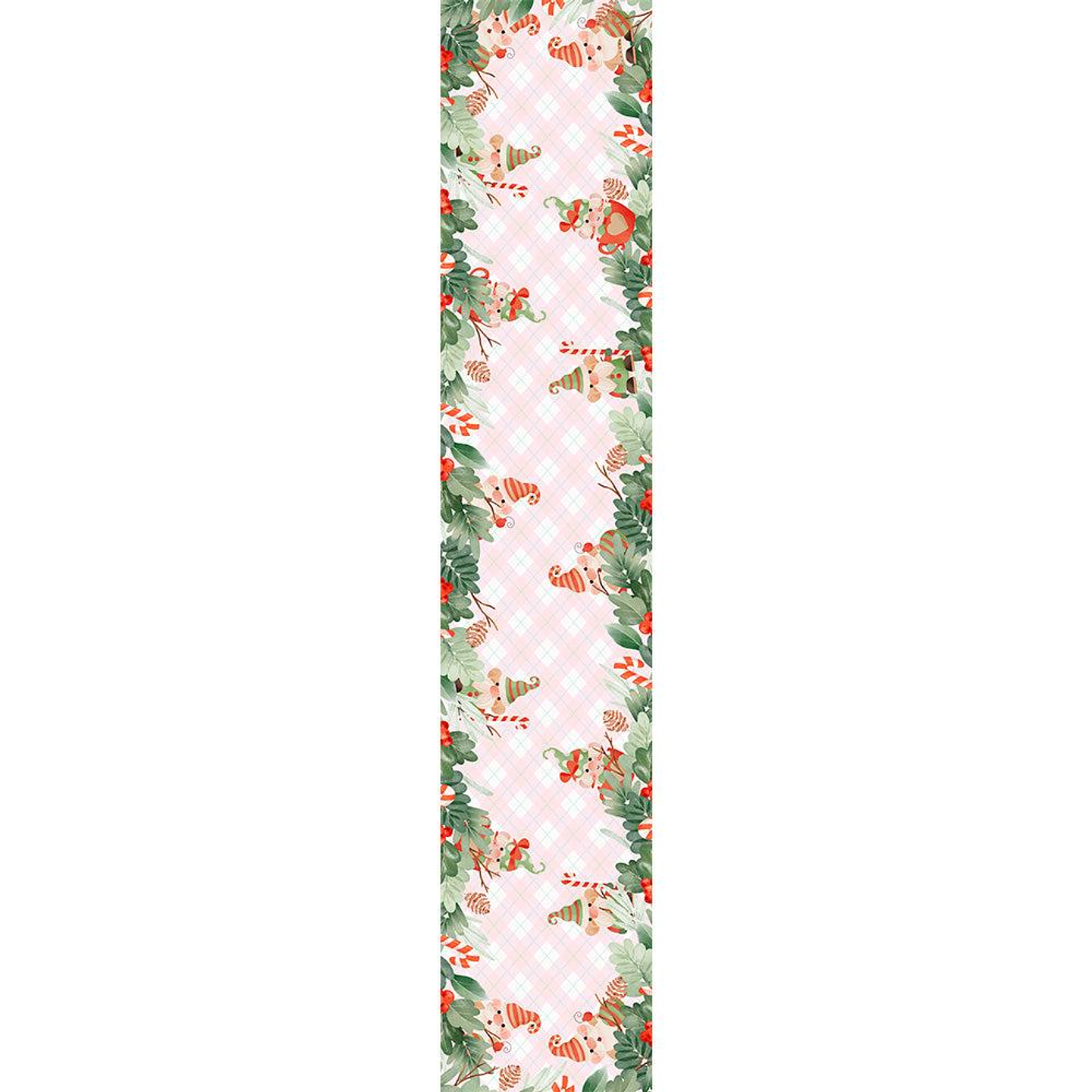 Camino de Mesa Vinílico / Duendes Navidad 2