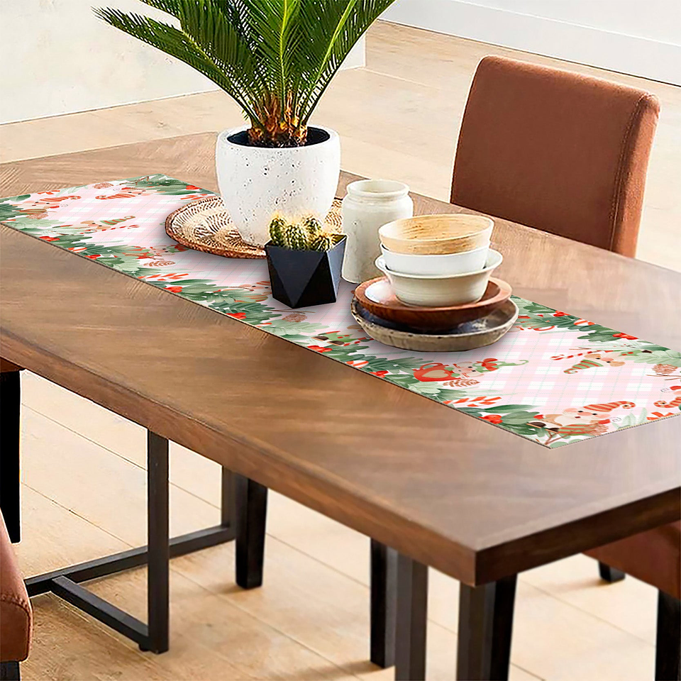 Camino de Mesa Vinílico / Duendes Navidad 3