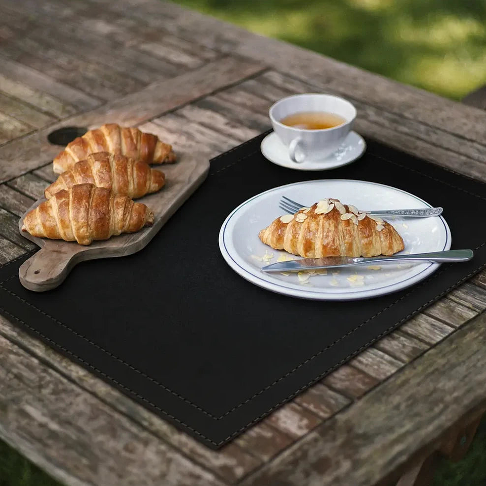 Set Individuales / Black Leather 1