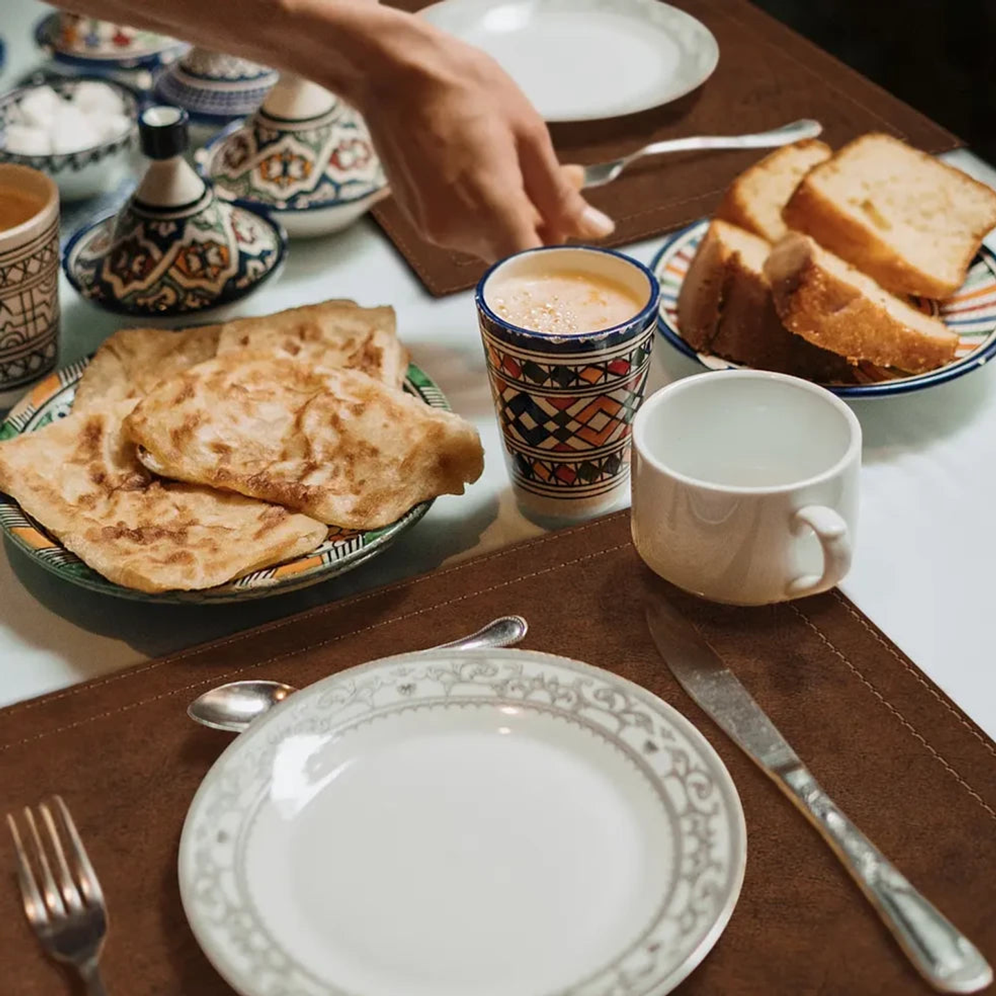 Set Individuales / Brown Leather 1