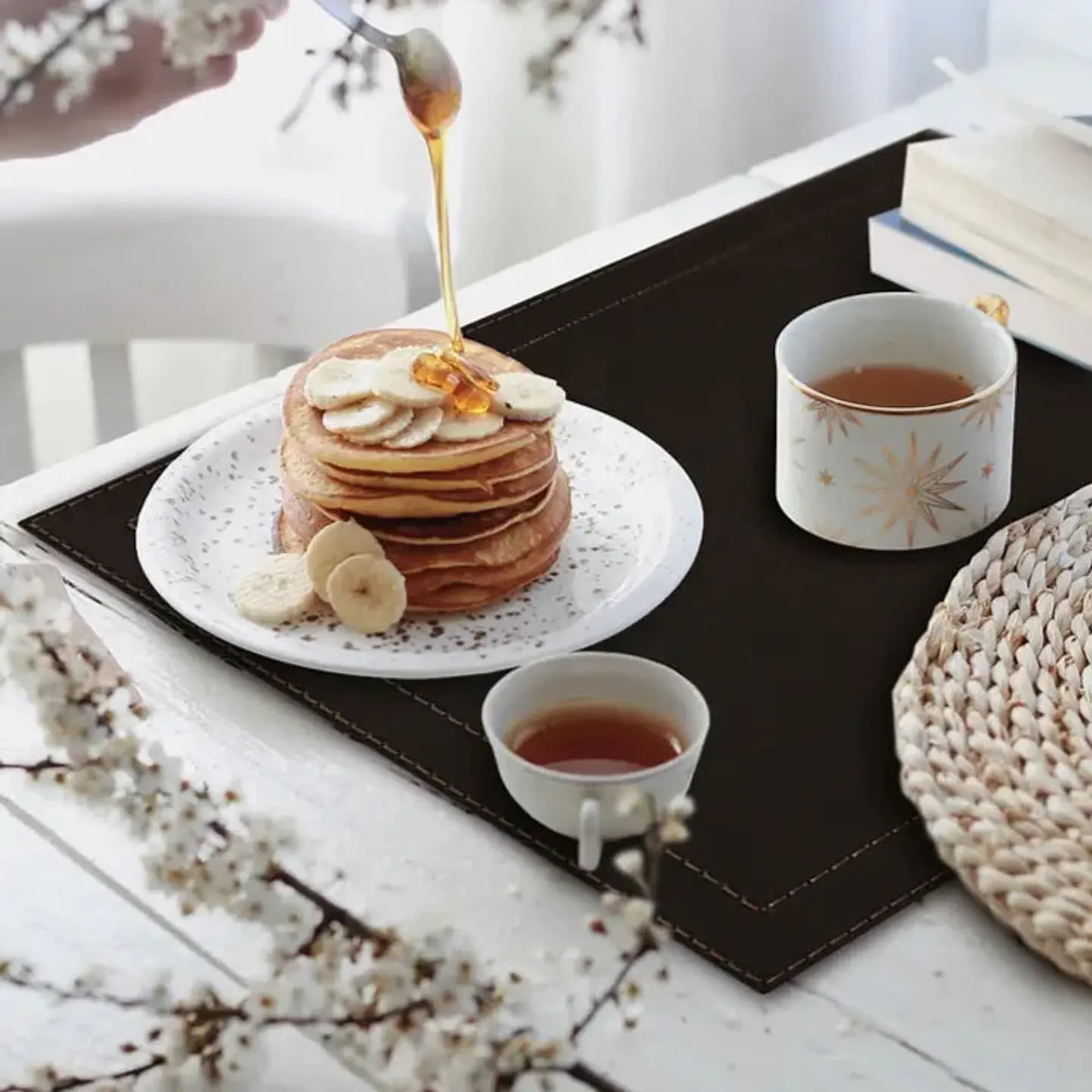 Set Individuales / Dark Brown Leather 1