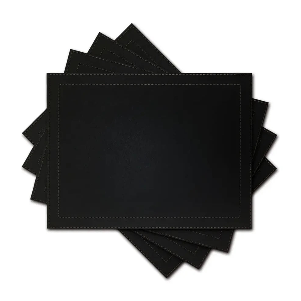 Set Individuales / Black Leather 2