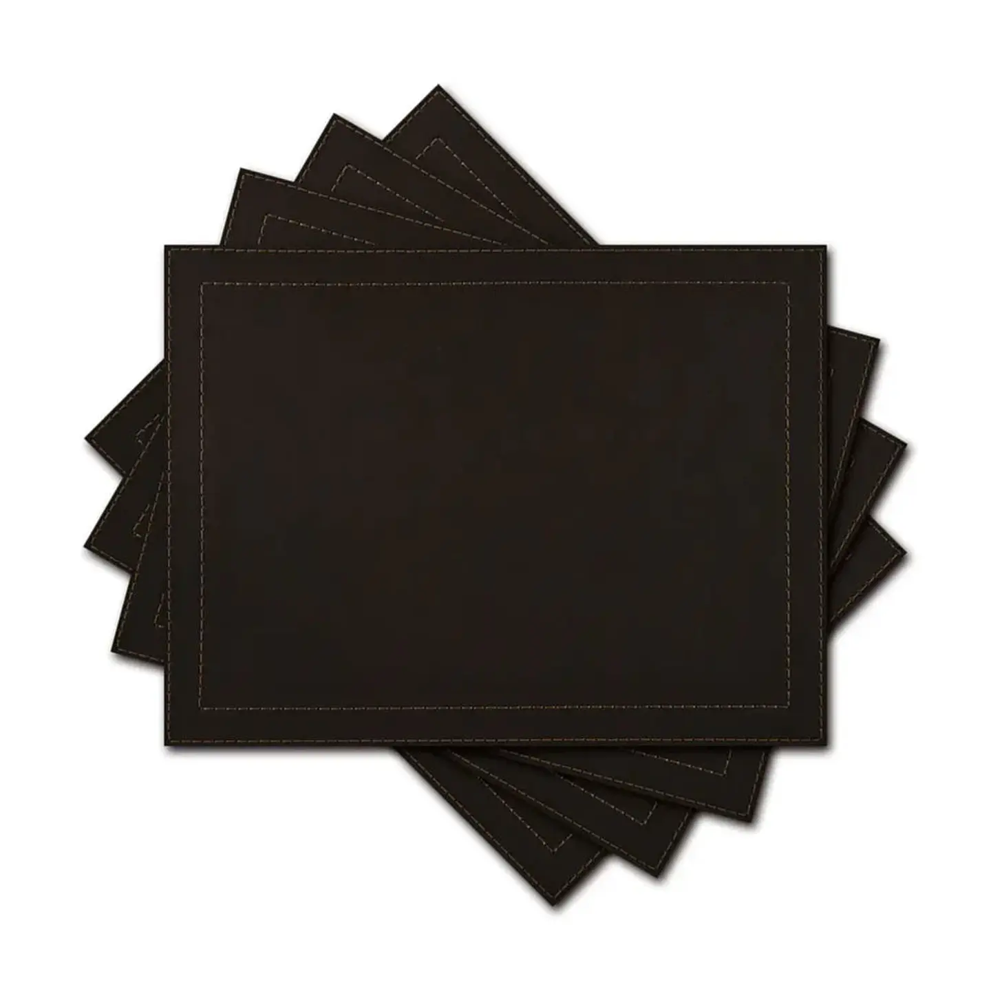 Set Individuales / Dark Brown Leather 2