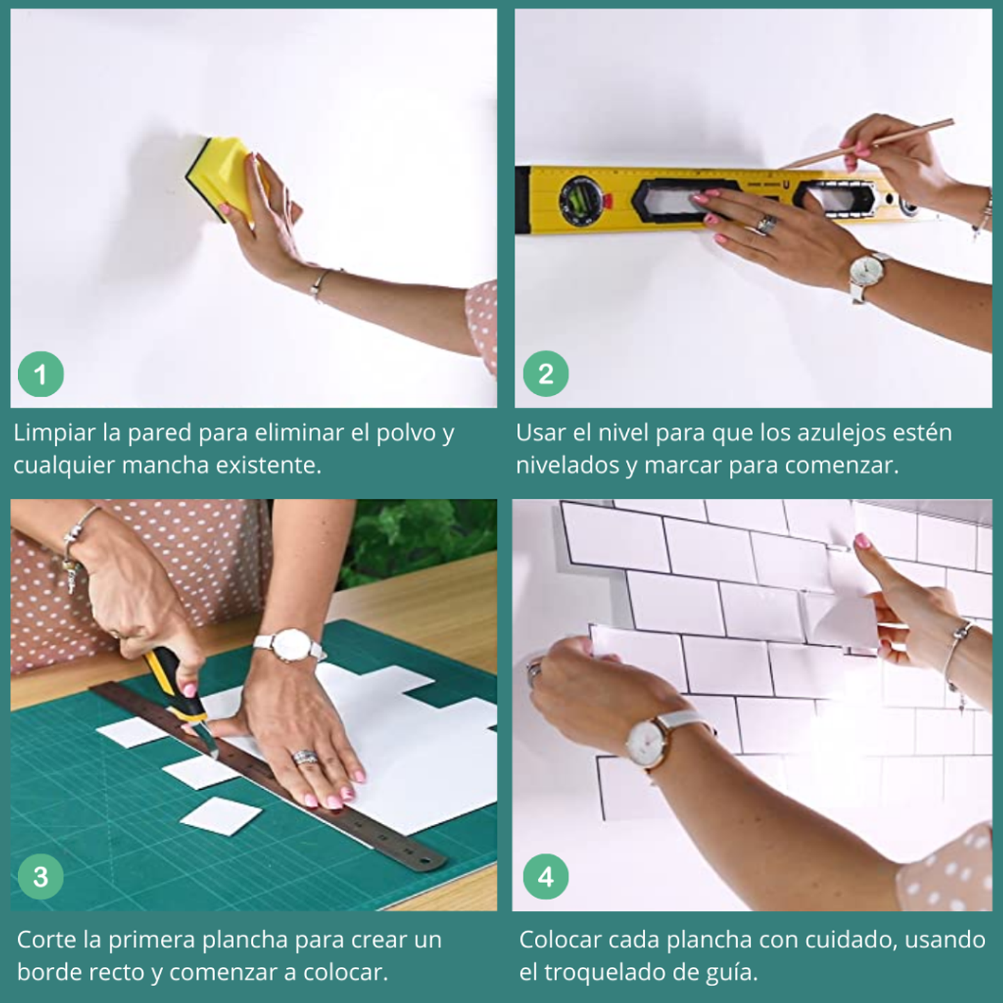 Pack 16 Venecitas Autoadhesivas / Geométrica 1322-1 3