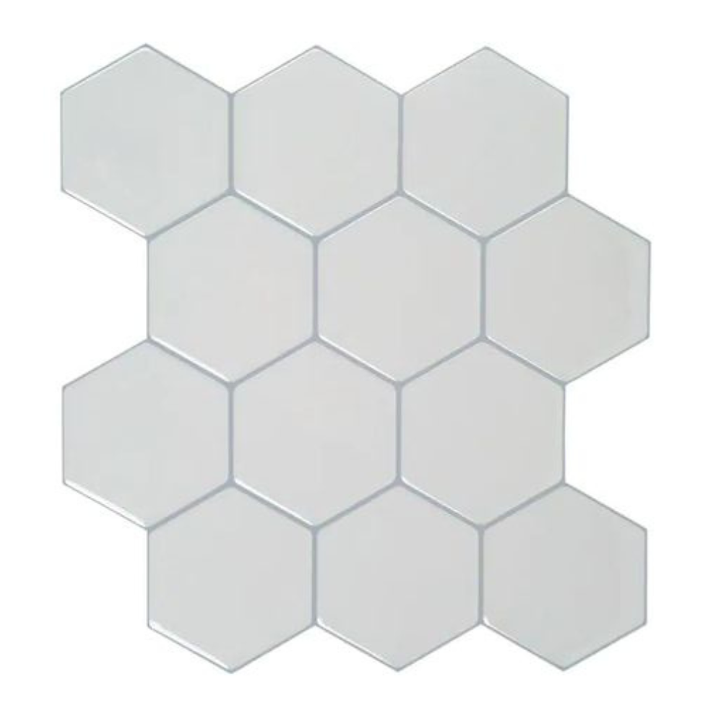 Pack 16 Cerámicos Autoadhesivos / Hexágono Blanco 1659-2 2