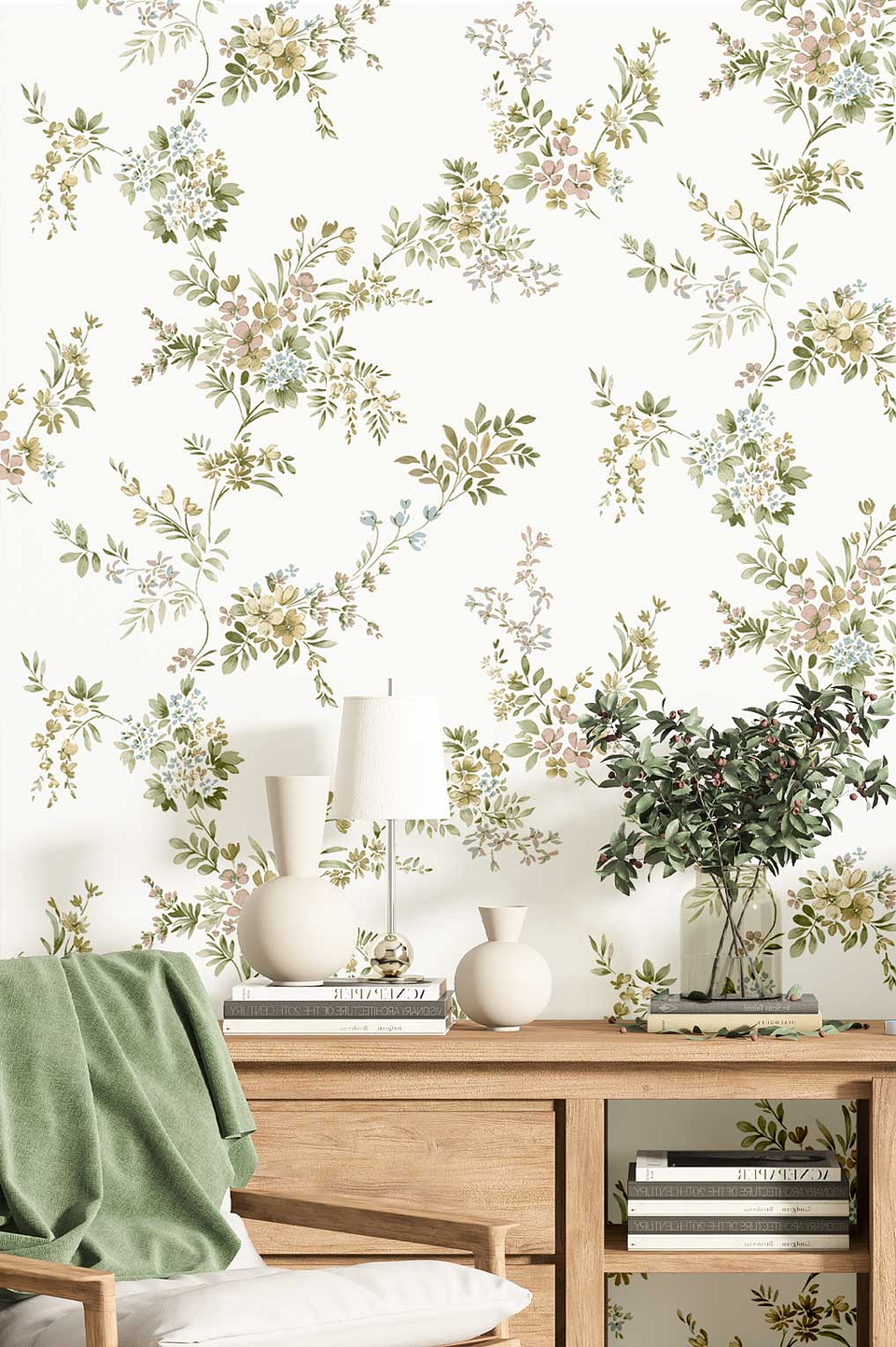 Papel Mural / 12312 (Fiori Country) 1