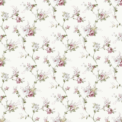 Papel Mural / 12316 (Fiori Country)