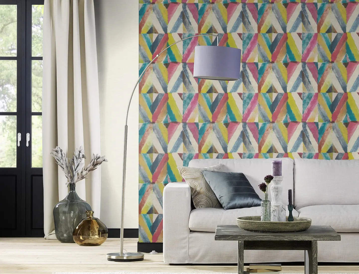 Papel Mural / 704051 (Tropical House) 1