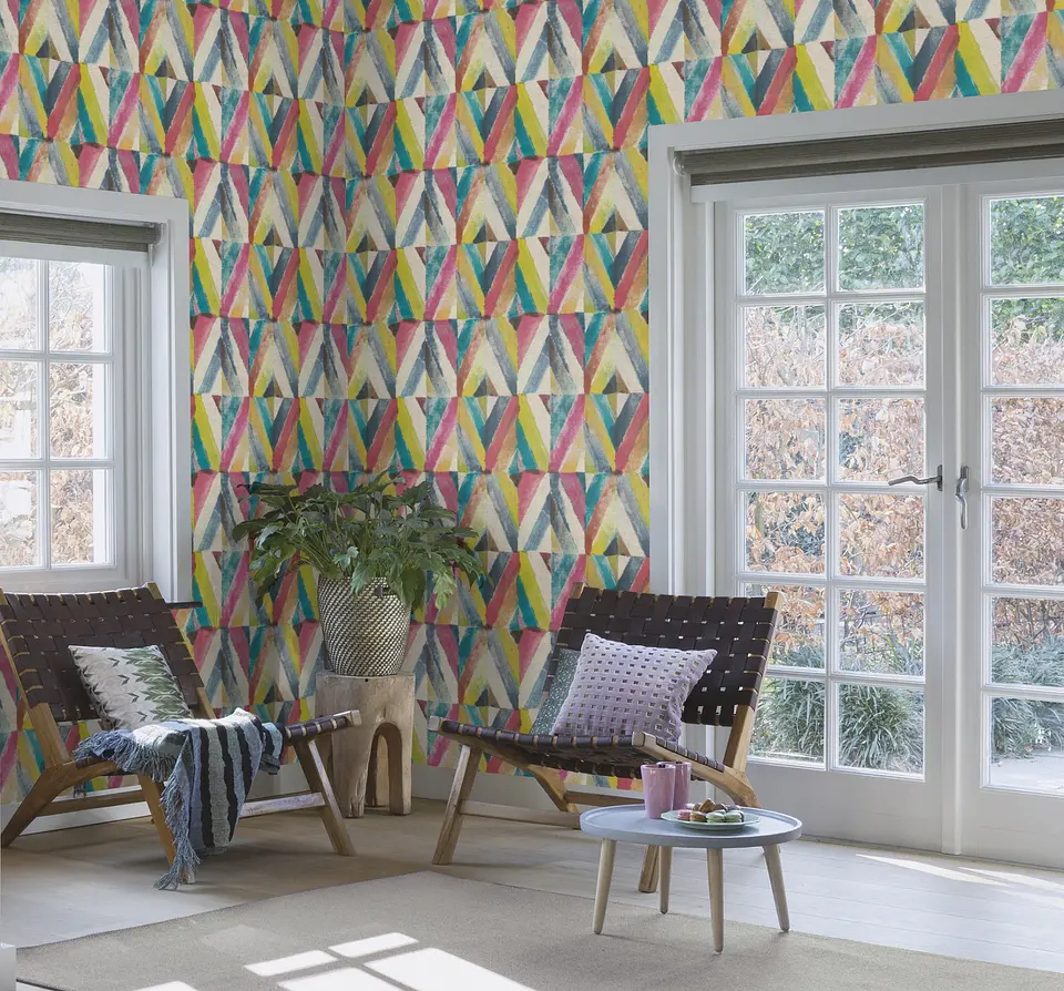 Papel Mural / 704051 (Tropical House) 6