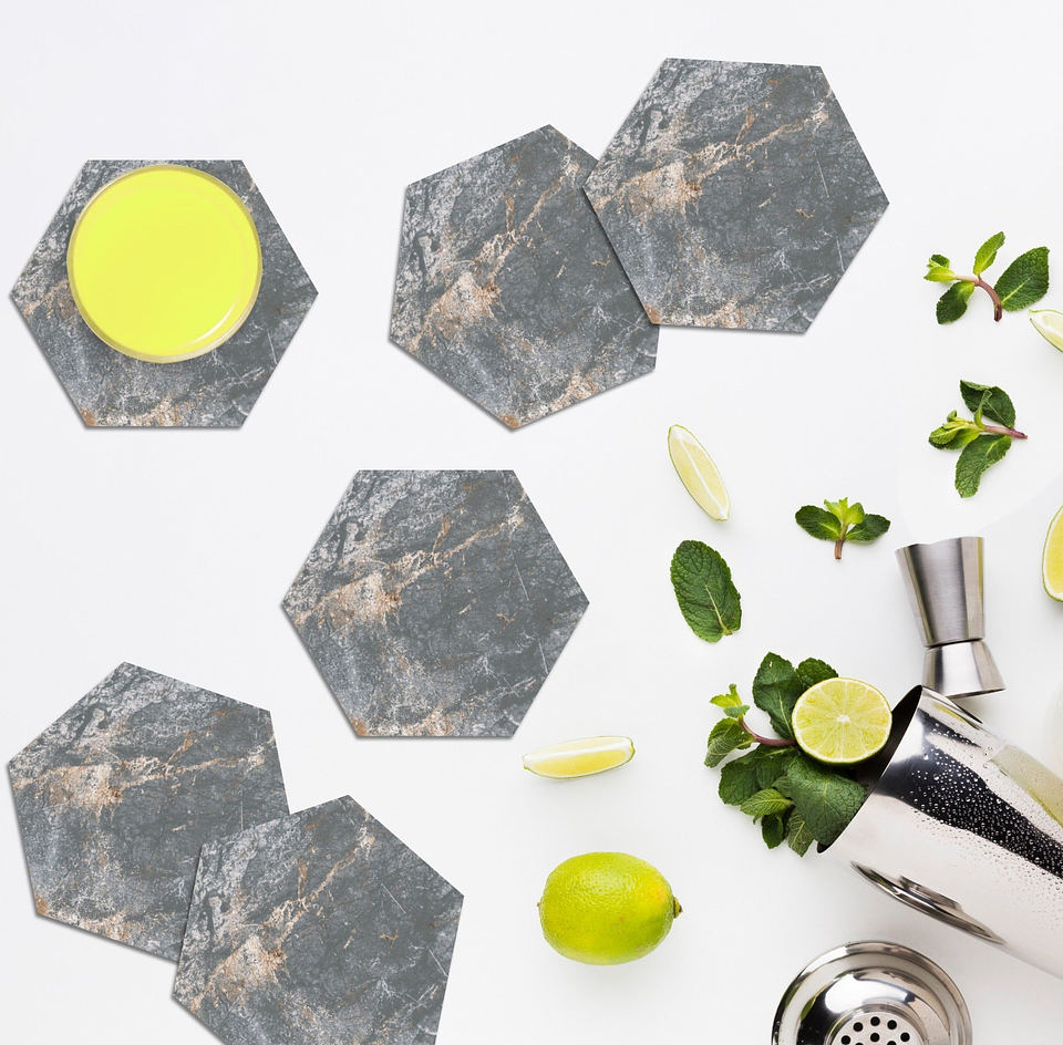 Set Posavasos / Concrete 1