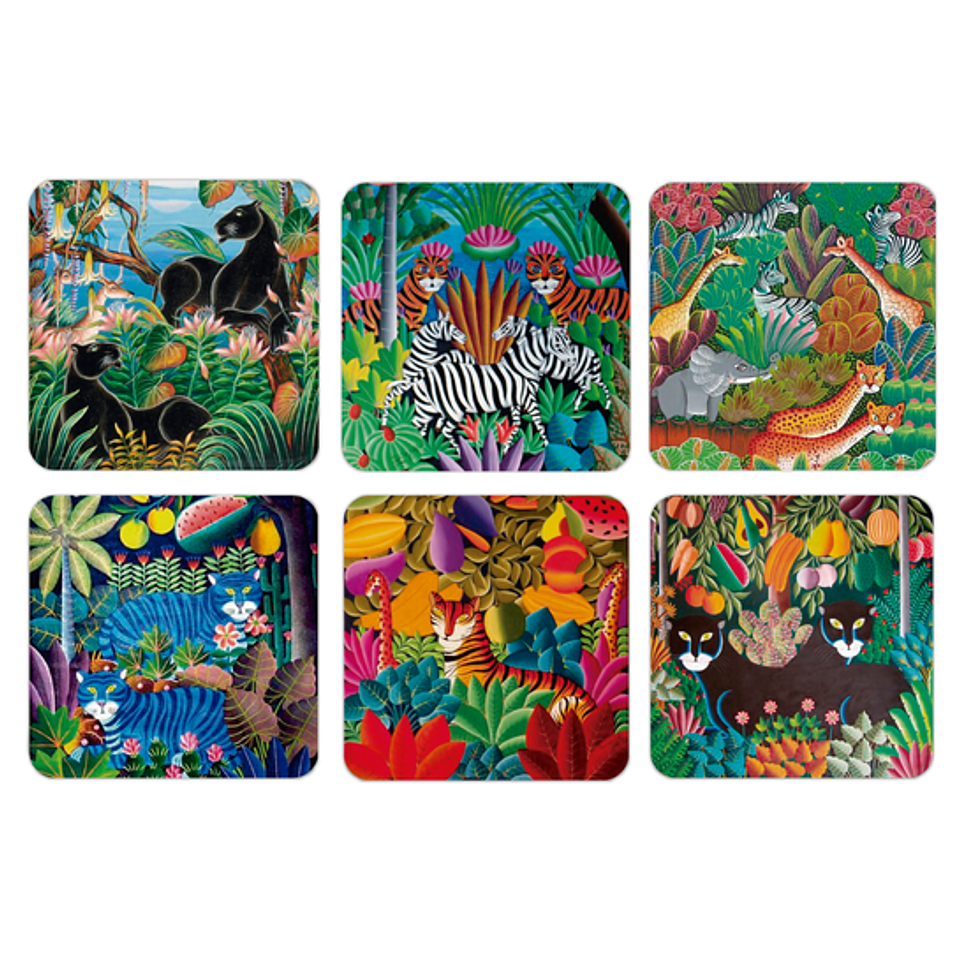 Set Posavasos / Abstract Animals 1