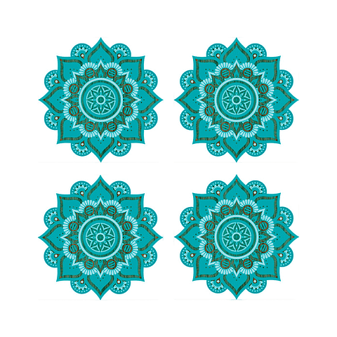 Set Posavasos / Mandala Boho