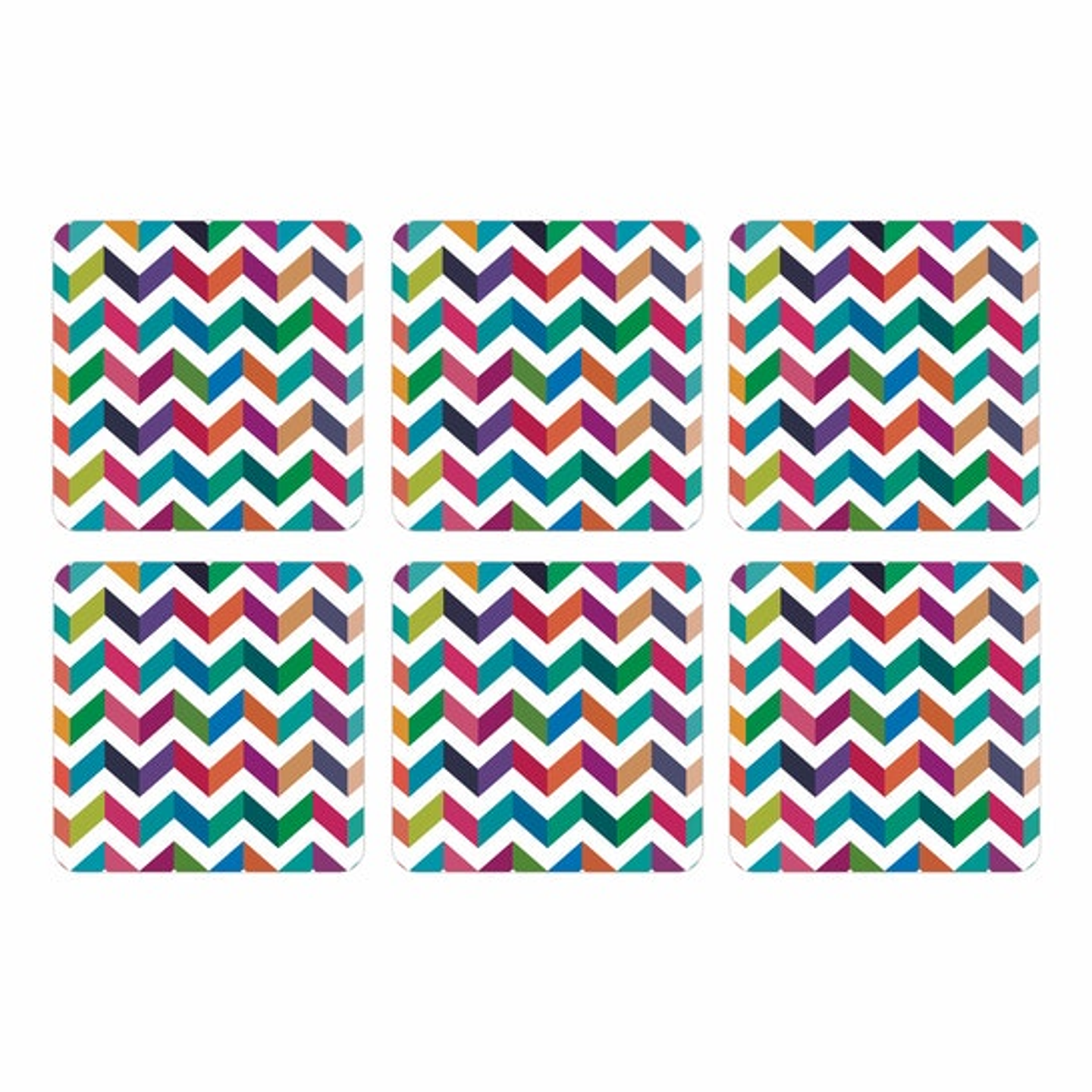 Set Posavasos / Candy ZigZag 1