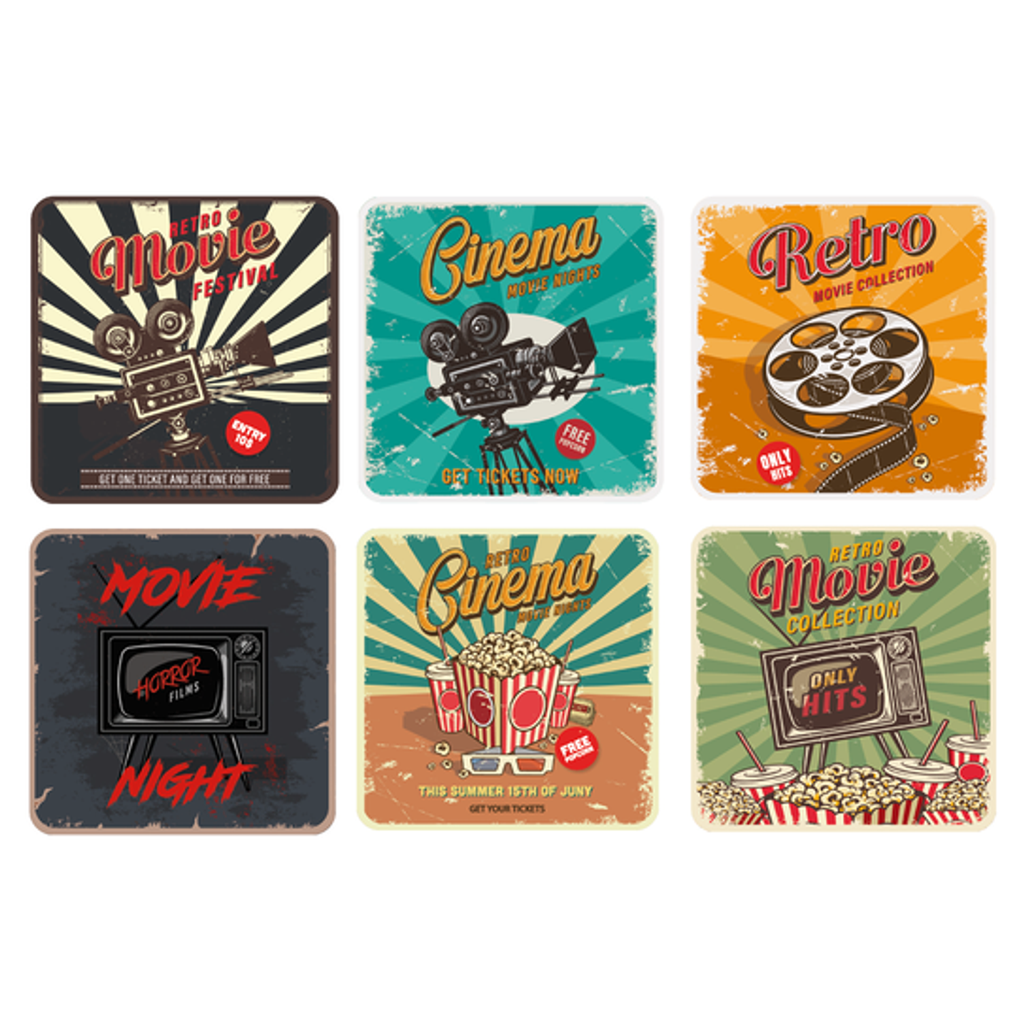 Set Posavasos / Cinema Night 1