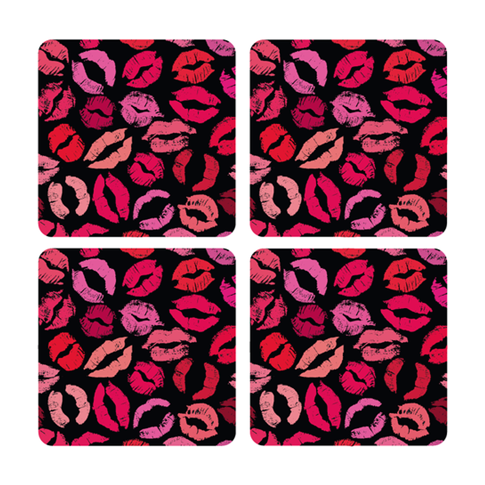 Set Posavasos / Kisses 1