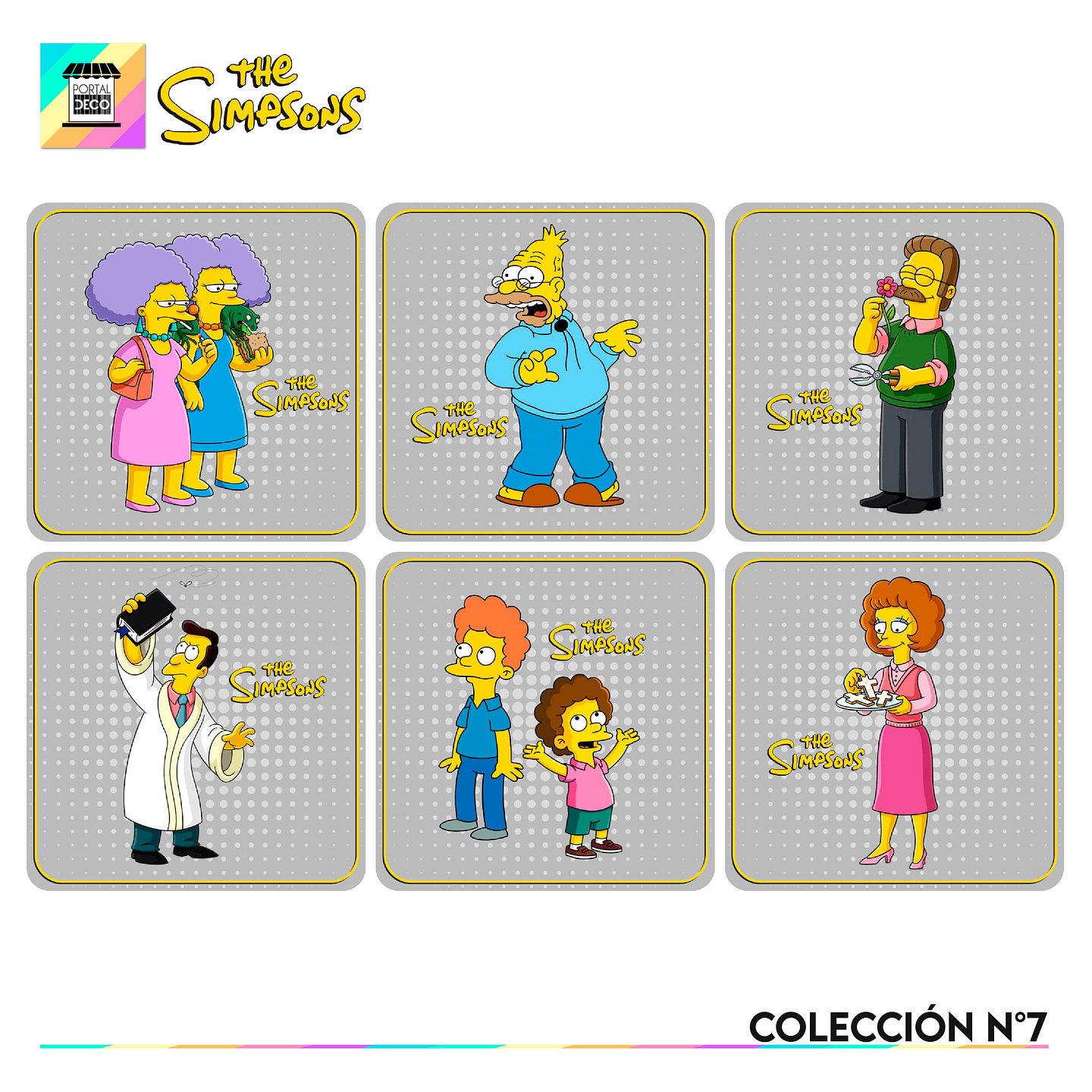 Set Posavasos / Los Simpsons Coleccion n°7 1