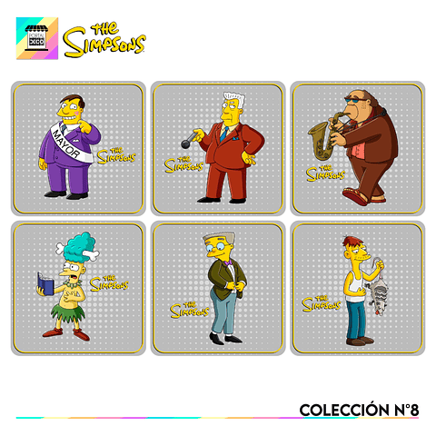 Set Posavasos / Los Simpsons Coleccion n°8
