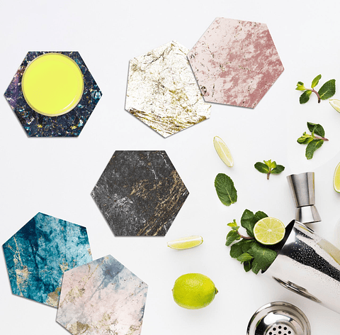 Set Posavasos / Marble